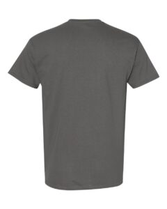 Heavy Cotton T-Shirt – Charcoal (back)