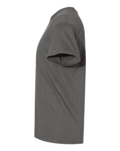 Heavy Cotton T-Shirt – Charcoal (side)