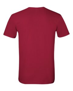 Gildan 64000 Unisex Softstyle® T-Shirt – Cardinal Red (back)