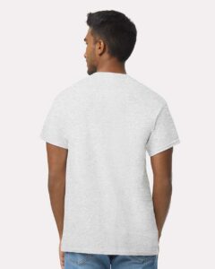 Gildan 2000 Unisex Ultra Cotton® T-Shirt – Ash (on model back)
