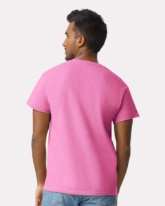 Gildan 2000 Unisex Ultra Cotton® T-Shirt – Azalea (on model back)