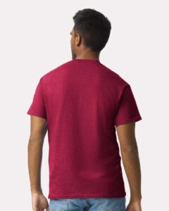 Gildan 2000 Unisex Ultra Cotton® T-Shirt – Cardinal Red (on model back)