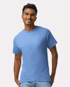 Gildan 2000 Unisex Ultra Cotton® T-Shirt – Carolina Blue (on model)