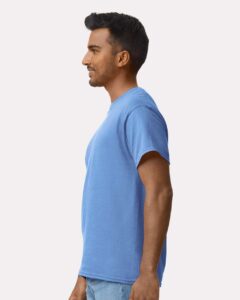 Gildan 2000 Unisex Ultra Cotton® T-Shirt – Carolina Blue (on model side)