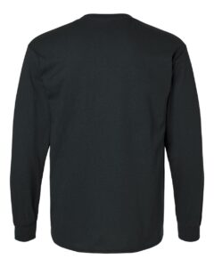 Gildan 2400 Unisex Ultra Cotton® Long Sleeve T-Shirt – Black (back)