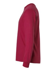 Gildan 2400 Unisex Ultra Cotton® Long Sleeve T-Shirt – Cardinal Red (side)