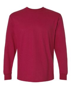 Gildan 2400 Unisex Ultra Cotton® Long Sleeve T-Shirt – Cardinal Red
