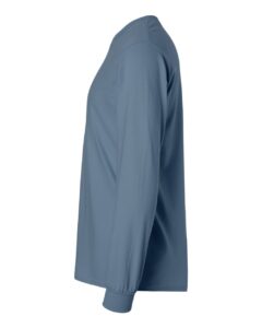 Gildan 2400 Unisex Ultra Cotton® Long Sleeve T-Shirt – Indigo Blue (side)