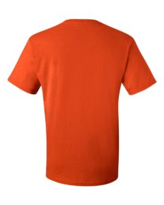 JERZEES 29MR Unisex Dri-Power® 50/50 T-Shirt – Burnt Orange (back)