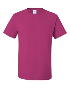 JERZEES 29MR Unisex Dri-Power® 50/50 T-Shirt – Cyber Pink