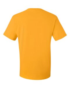 JERZEES 29MR Unisex Dri-Power® 50/50 T-Shirt – Gold (back)