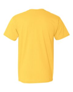 JERZEES 29MR Unisex Dri-Power® 50/50 T-Shirt – Island Yellow (back)