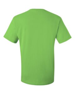 JERZEES 29MR Unisex Dri-Power® 50/50 T-Shirt – Kiwi (back)