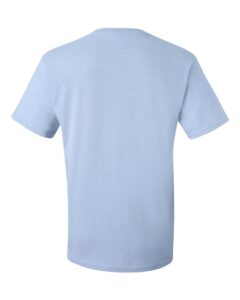 JERZEES 29MR Unisex Dri-Power® 50/50 T-Shirt – Light Blue (back)