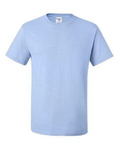 JERZEES 29MR Unisex Dri-Power® 50/50 T-Shirt – Light Blue