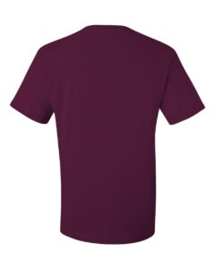 JERZEES 29MR Unisex Dri-Power® 50/50 T-Shirt – Maroon (back)