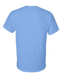 Gildan 8000 Unisex DryBlend® T-Shirt – Carolina Blue (back)