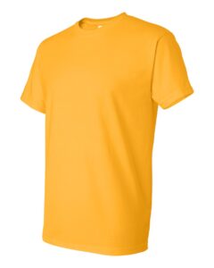 Gildan 8000 Unisex DryBlend® T-Shirt – Gold (side)