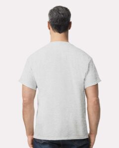 Gildan 2300 Unisex Ultra Cotton® Pocket T-Shirt – Ash (on model back)