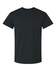 Gildan 2300 Unisex Ultra Cotton® Pocket T-Shirt – Black