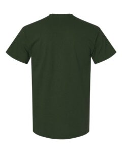 Gildan 2300 Unisex Ultra Cotton® Pocket T-Shirt – Forest Green (back)