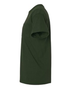 Gildan 2300 Unisex Ultra Cotton® Pocket T-Shirt – Forest Green (side)