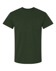 Gildan 2300 Unisex Ultra Cotton® Pocket T-Shirt – Forest Green