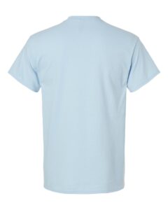 Gildan 2300 Unisex Ultra Cotton® Pocket T-Shirt – Light Blue (back)