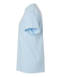 Gildan 2300 Unisex Ultra Cotton® Pocket T-Shirt – Light Blue (side)