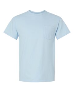 Gildan 2300 Unisex Ultra Cotton® Pocket T-Shirt – Light Blue