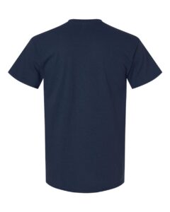 Gildan 2300 Unisex Ultra Cotton® Pocket T-Shirt – Navy (back)
