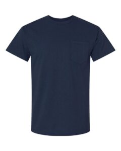 Gildan 2300 Unisex Ultra Cotton® Pocket T-Shirt – Navy