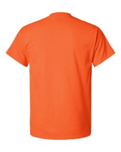 Gildan 2300 Unisex Ultra Cotton® Pocket T-Shirt – Orange (back)