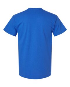 Gildan 2300 Unisex Ultra Cotton® Pocket T-Shirt – Royal (back)
