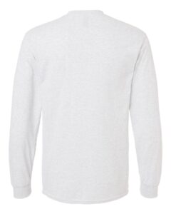 Gildan 8400 Unisex DryBlend® 50/50 Long Sleeve T-Shirt – Ash (back)