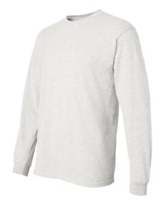 Gildan 8400 Unisex DryBlend® 50/50 Long Sleeve T-Shirt – Ash (side)