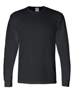 Gildan 8400 Unisex DryBlend® 50/50 Long Sleeve T-Shirt – Black