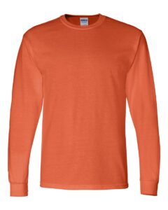 Gildan 8400 Unisex DryBlend® 50/50 Long Sleeve T-Shirt – Orange