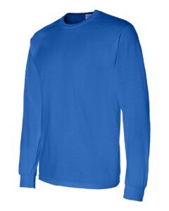 Gildan 8400 Unisex DryBlend® 50/50 Long Sleeve T-Shirt – Royal (side)