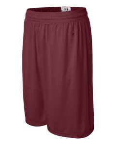 Badger 4109 Men’s B-Core 9″ Shorts – Cardinal (side)