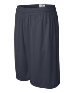 Badger 4109 Men’s B-Core 9″ Shorts – Navy (side)