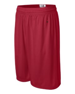 Badger 4109 Men’s B-Core 9″ Shorts – Red (side)