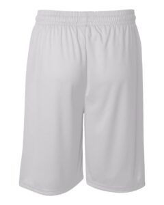 Badger 4109 Men’s B-Core 9″ Shorts – White (back)