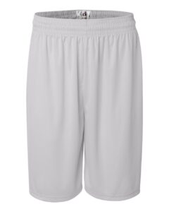 Badger 4109 Men’s B-Core 9″ Shorts – White