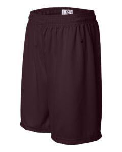 Badger 4107 Men’s B-Core 7″ Shorts – Maroon (side)