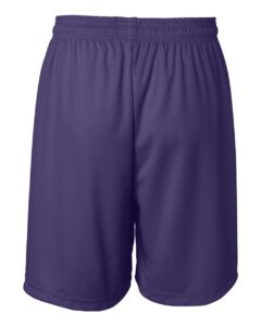 Badger 4107 Men’s B-Core 7″ Shorts – Purple (back)