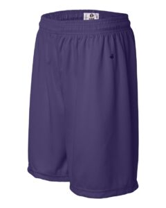 Badger 4107 Men’s B-Core 7″ Shorts – Purple (side)