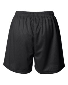 Badger 7216 Women’s Pro Mesh 5″ Solid Liner Shorts – Black (back)