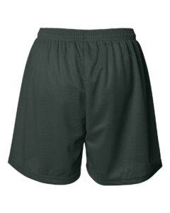 Badger 7216 Women’s Pro Mesh 5″ Solid Liner Shorts – Forest (back)