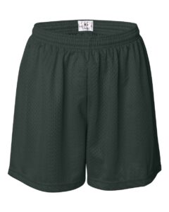Badger 7216 Women’s Pro Mesh 5″ Solid Liner Shorts – Forest